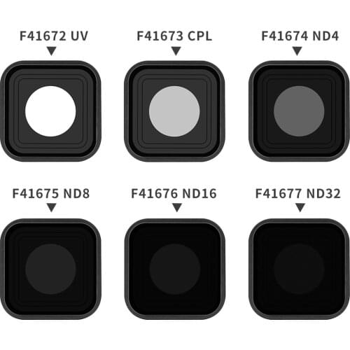 Lens Filter For GoPro Hero 9 Black Protector CPL UV ND4 ND8 ND16 ND32 Square Cover 9H Hardness Frame Case