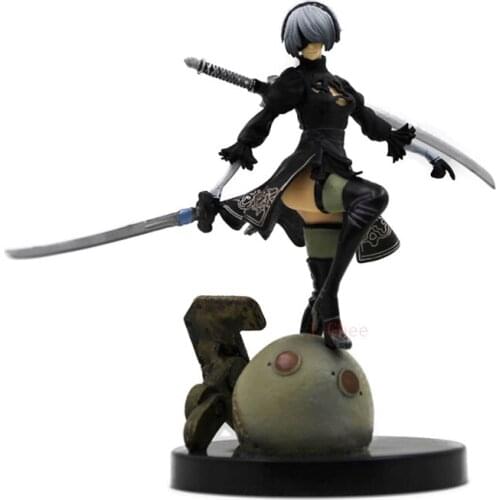 J Ghee NieR:Automata 2B YoRHa No.2 Type B PVC Figure Collectible Model Toy Brinquedos Christmas Gift