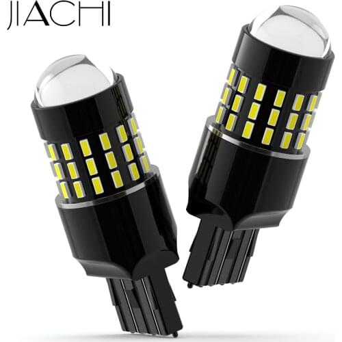 JIACHI 100PCS Auto Car Lighting Brake Lamp Reversing Bulbs Wholesale T20 7440 7443 W21W W21/5W 3014 -54W SMD White Amber Red LED