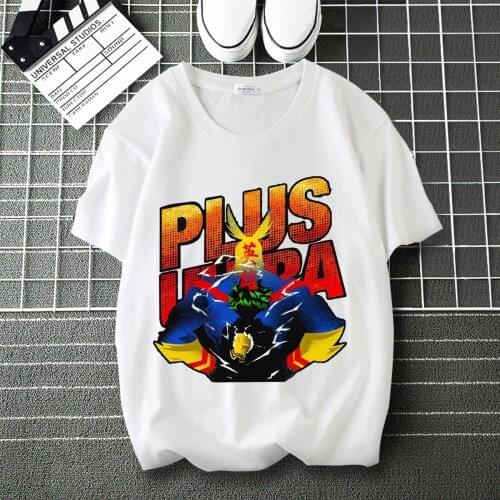 My Hero Academia OCHACO URARAKA LOGO Printed Cool T-Shirt Round Neck Short Sleeve Modal Unisex Shirts