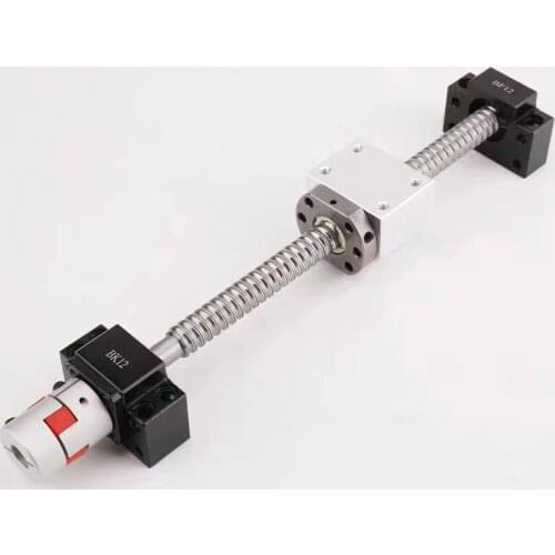 BallScrew C5 SFU1605 Set + Any Length With End Machined + Ball Screw Nut Housing + BK\B12 + Coupler For CNC Part Router Machines