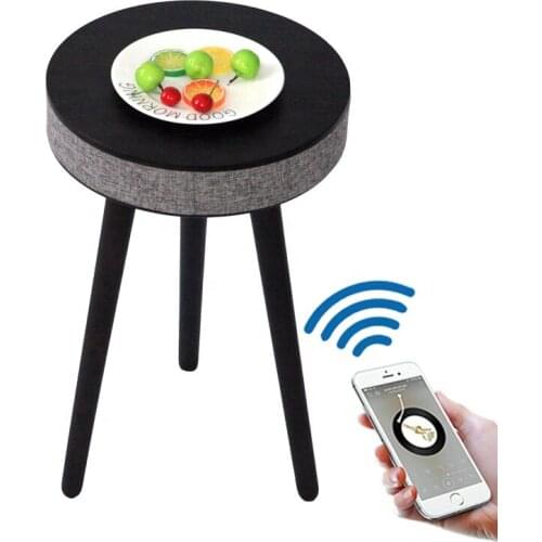 Creativity Coffee Table Wireless Charging Smart small bedside tables Subwoofer speakers with USB Port Charge