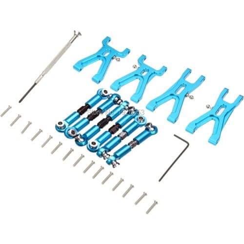 WLtoys KA959-001 Upgrade Metal Front / Rear Suspension Arm And Pull Rod Parts For WLtoys A959 A969 A979 K929 RC 1/18 Car