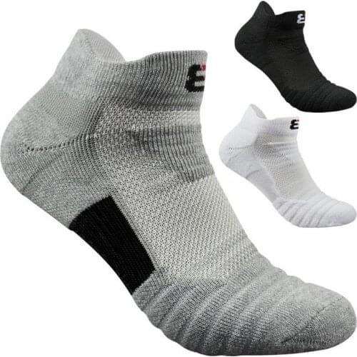 Men Elite Outdoor Sports Basketball Socks Men Football Cycling Socks Compression Socks Cotton Towel Bottom Non-slip Mens Socks