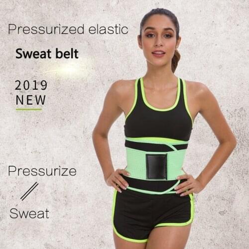 Men Women Fitness Waist Belt Waist Trimmer Belt Weight Loss Sweatband Gym Training Weightlifting Tummy Slim Belts