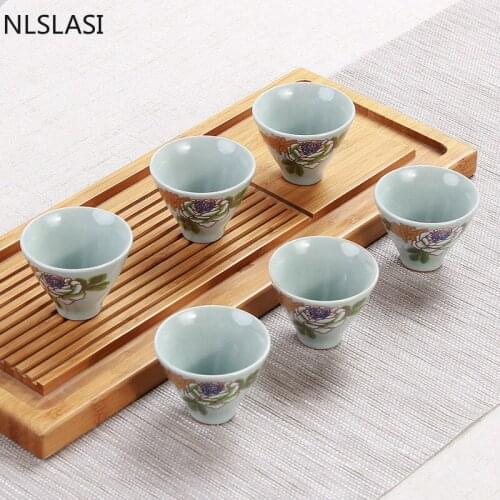 New Ceramic Tea Cup Office High-grade Water Cup Tea set Tea Set Tea Cup Travel Portable Tea Set Household Drinking Set WSHYUFEI