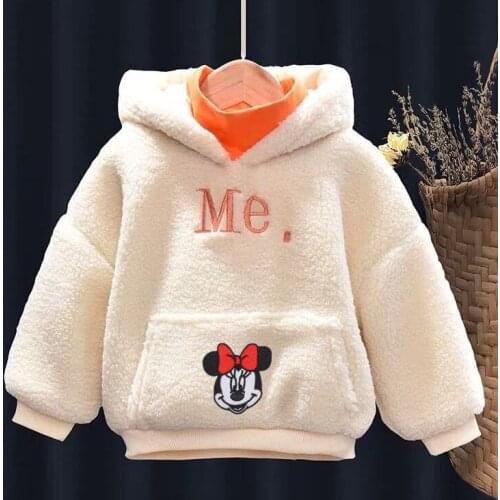 Disney Stitch hooded sweater cartoon autumn winter loose jacket cartoon print Mickey mouse sweater