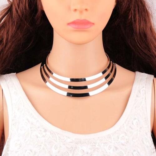 Fashion Punk Chains Chokers Chunky Big Statement Chunky Gold Necklace Charming Gifts