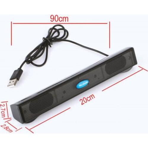 Portable Mini USB Stereo Speakers 2.0 USB Desktop Computer Audio Loudspeaker Universal Laptop Notebook Mobile Phone Speaker