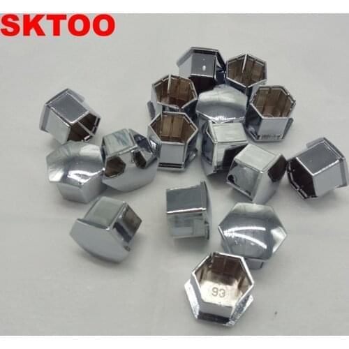 SKTOO 500pcs/set Wheel Rim Cover Tyre Screw Cap For Peugeot 207 301 307 308 408 508 3008 Citroen C4l C5 C2