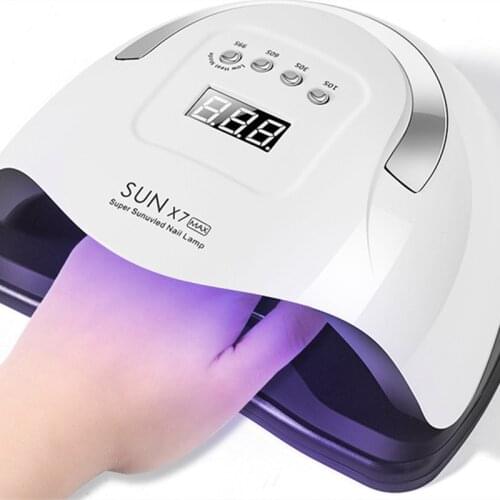SUN X7 MAX 57 LEDS Ice Lamp for Nails UV Lamp for Manicure Dryer 220W Led Nails Lamp for Drying Gel Polish Curing Lamps Tools
