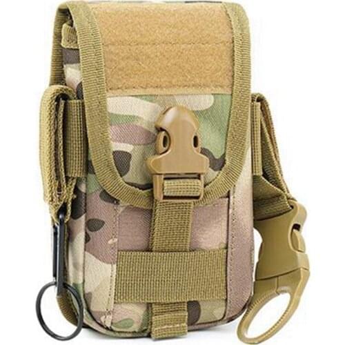 Tactical Molle Pouch Men Waist Bag Army Combat EDC Molle Belt Waist Pcak Waterproof Nylon Bag Phone Case Hunting Accessories