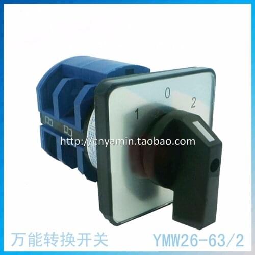 LW26-63/2 Universal Change-over Switch 3 Archives 2 Section 63A Silver Contact Both Power Supply Switch