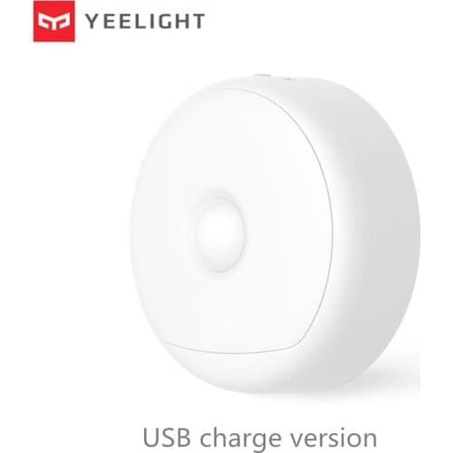 USB Charge Mijia Yeelight LED Night Light Infrared Magnetic with hooks remote Body Motion Sensor For Mijia Smart Home