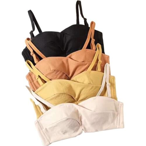 Fashion Strapless Push Up Women Bra Sexy Lingerie Backless Invisible Underwear Comfort Wireless Female Bralette Intimates