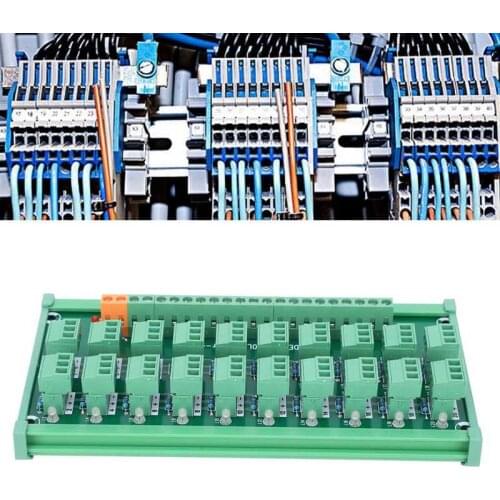 0.5A Terminal Block 3 Wire 20 Channel Card DIN Rail Switch Control NPN PNP KP-20L-Gther-C Automated Industry For Capture Card
