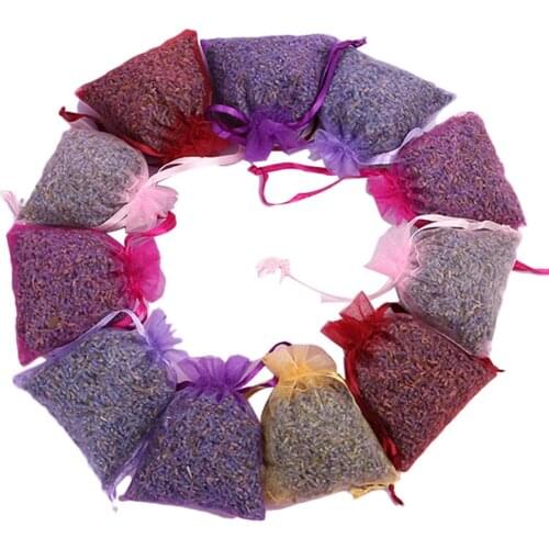 15Pcs Lavender Scented Sachets Bag For Closets Drawers Durable Multi-purpose Filled With Naturally Dried Lavender Flower Buds