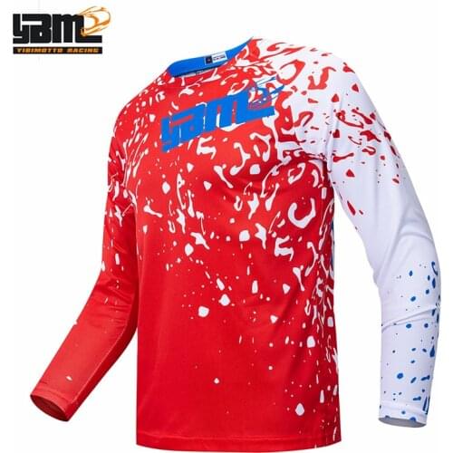 2021 Moto Downhill Jersey MTB Jersey Off Road Long Mountain Bike Motocross Jersey BMX DH MTB Jersey Long Sleeve Shirt