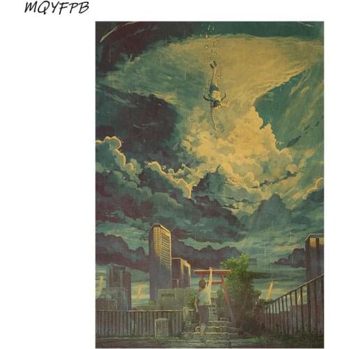 Anime Cartoon Weathering With You Wall Stickers Home Room Decoration