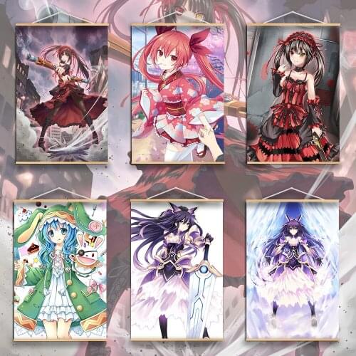 Date A Live Tokisaki Kurumi Anime Posters Canvas Painting Wall Decor Posters Wall Art Picture for Living Room Decor Home Decor