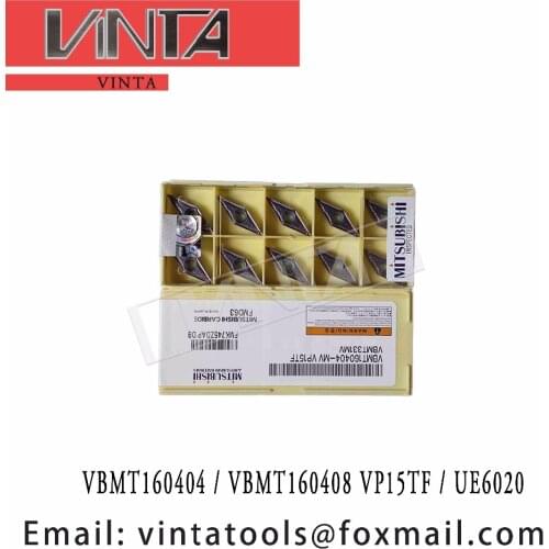 Free shipping high quality VBMT160404 VP15TF / UE6020 / VBMT160408 VP15TF / UE6020 cnc carbide turning inserts
