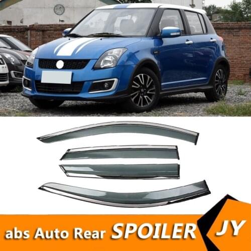 For Suzuki Swift 2013-2016 Window Visor Vent Shades Sun Rain Deflector Guard For Suzuki Swift Auto Accessories 4PCS/SET