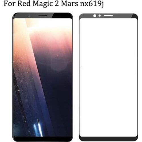 For ZTE Nubia Red Magic Mars nx619j Full Cover Tempered Glass Film Red Magic2 Mars Protection Screen Protector Protective Film