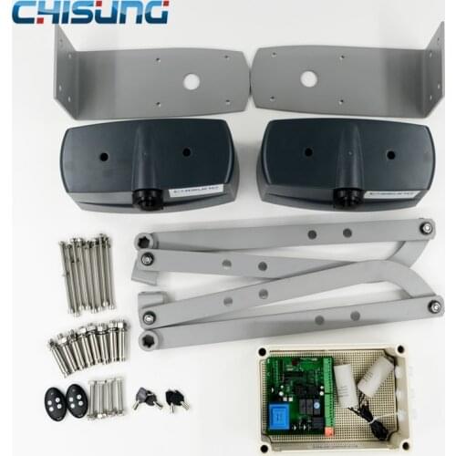 Electric Automatic Gate Opener Motor Actuator curve arm motor folder gate opener for heavy duty door