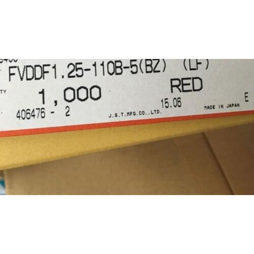FVDDF1.25-110B-5 Connectors terminals FVDDF1.25-110B-5(BZ) (LF) housings 100% new and original parts FVDDF1.25-110B-5 (BZ)