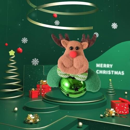 Cat Toy Plush Interactive Christmas Pet Bell Toy Supply for Holiday Pets Accessories Supplies