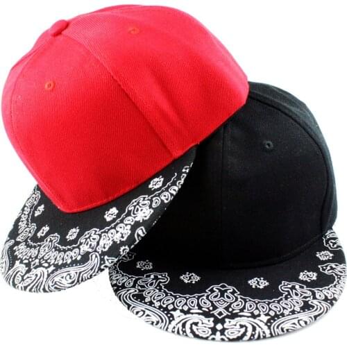 Retro Design Fashion Cashew Flowers Unisex Street Dance Hip Hop Caps Men Women Flat Snapback Hats Baseball Bone Truck PY18