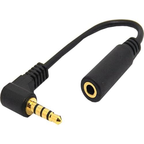 Short 30CM 3.5MM Male To Male 90 Degree Right Angled Aux Audio Cable Line