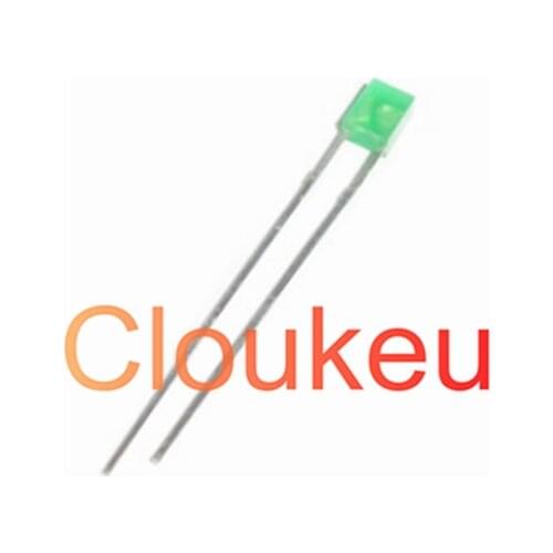 Square LED light emitting diode width 2MM length 3MM height 4MM green light green 2*3*4