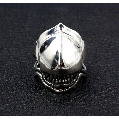 Fashion Movie Alien Predator Rings For Men And Women Cool Stainless Steel Biker Ring Punk Hip Hop Jewelry Dropshipping Store