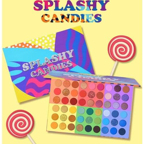 The New 54-Colors Eyeshadow Palette Colorful Shadows Palett Glitter Highlighter Shimmer Make Up Pigment Matte Eye Shadow Pallete