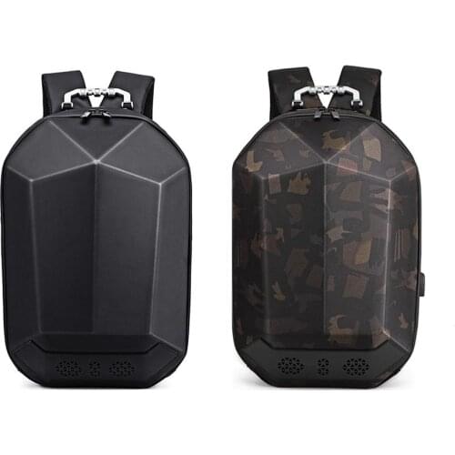 New Arrivals Waterproof Motorcycle Backpack Fashion Teenager Schoolbag Multifunction Male Travel With USB Bluetooth Backpack