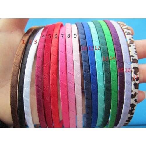 100pcs 5mm 25 Colors Metal Ribbon Wrapped Headband/Hairband Charm Finding,DIY Accessory Jewelly Making