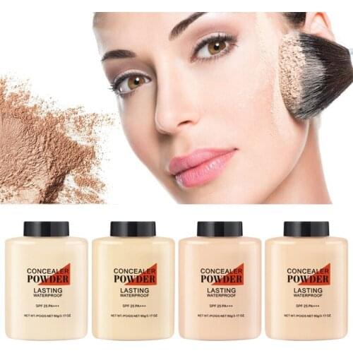 Loose Powder Beauty Makeup Moisturizing Control Oil Shrink Pores Brighten Skin Color Conceal Profesional Foundation Powder