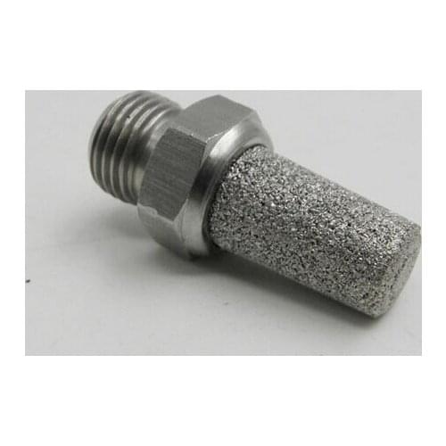 Tube size M5 thread pneumatic stainless steel 316 male straight fitting