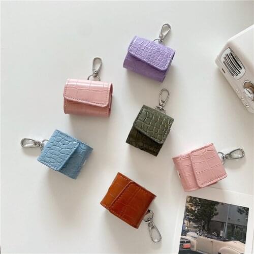 Luxury PU Leather Case For Airpods 1 2 Case Leather Silicone Soft Bluetooth Wireless Earphone Cover For Air Pods Pro Funda Bag