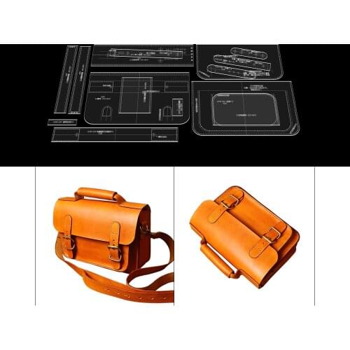 Accessory Hand Bag Pattern Acrylic Leather Template Home Handwork Leather Craft Sewing Pattern Tools
