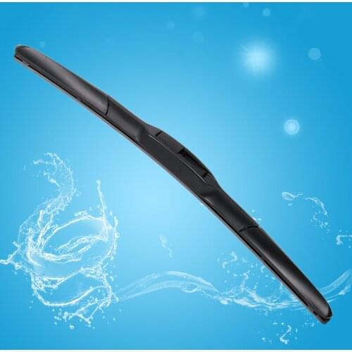 Car Windshield Wiper Blade Universal U-type Soft Frameless Bracketless Rubber 14'' 16'' 17'' 18'' 19'' 20'' 21'' 22'' 24'' 26