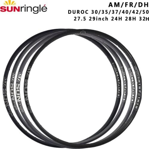 Sunringle sun durac 30 35 40 50 sd37 42 27.5/29 Inch weld edge without mountain chamber 32h 28h rims width aluminum BIKE rims