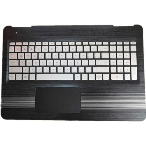 Laptop Keyboard Upper Case LCD Top Cover Touchpad For HP Pavilion 17-AB 17-ab000 17-ab000 (Touch) 200 300 400 Black EAG37006010
