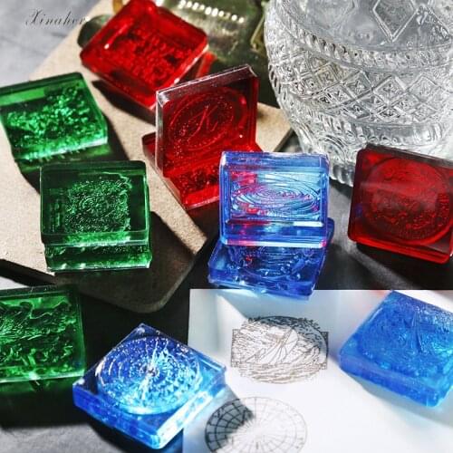 XINAHER Vintage lily plant stars travel mini stamp DIY acrylic rubber stamps for stationery scrapbooking transparent stamps