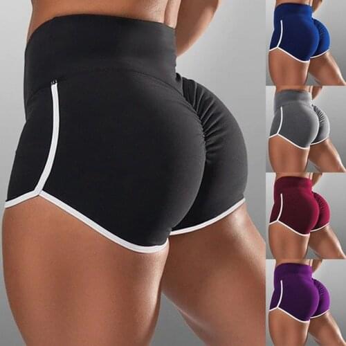 1PC Womens Shorts New Summer High Waist Elasticated Seamless Fitness Leggings Push Up Gym Training Gym Tights Yoga Short
