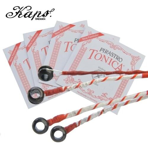 1set Pirastro Tonica Ball End Violin Strings 4/4 Original Germany Strings Full Set G D A E Strings