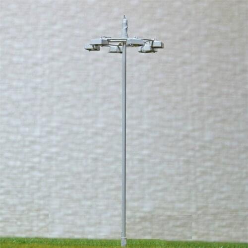 10pcs/lot Ho Scale Metal Architectural Model Lamppost Street Lights Model Train Railway Layout Light