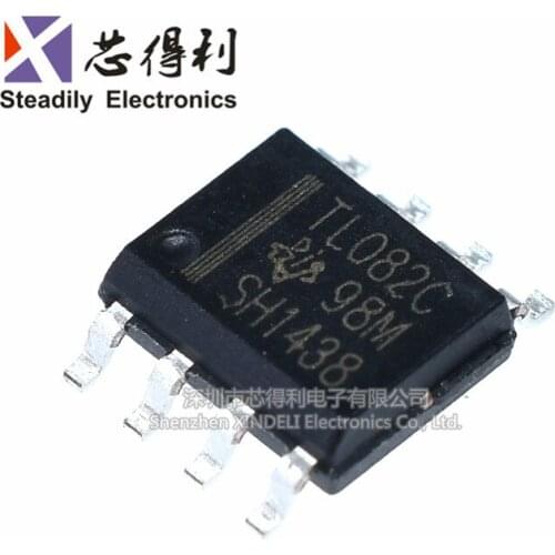 10pcs/lot New Tl082 Tl082c Tl082cdr Tl082cdt Sop-8 Linear Four-Operation Amplifier