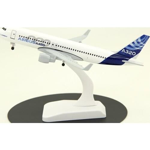 20CM Airplanes Aircraft Model Airbus A320 NEO Prototype With Wheel Passenger Plane Model Alloy Diecast Toys Gifts